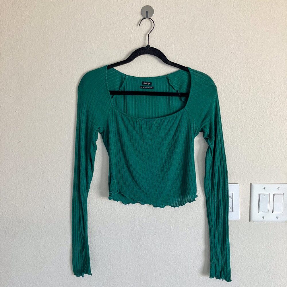 Out From Under Green Long Sleeve Top